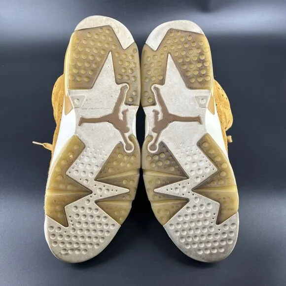 Nike Air Jordan 6 Retro Wheat 2017 Golden Harvest 384664-705 Size 11.5