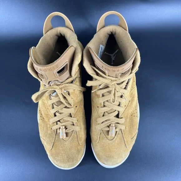 Nike Air Jordan 6 Retro Wheat 2017 Golden Harvest 384664-705 Size 11.5