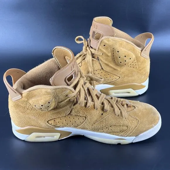Nike Air Jordan 6 Retro Wheat 2017 Golden Harvest 384664-705 Size 11.5
