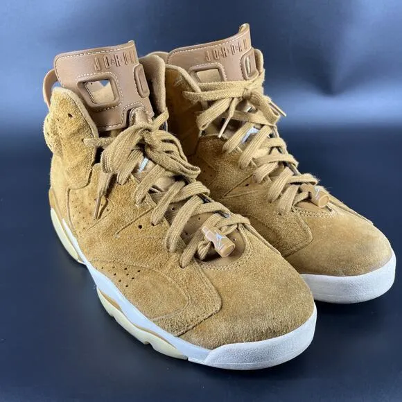 Nike Air Jordan 6 Retro Wheat 2017 Golden Harvest 384664-705 Size 11.5