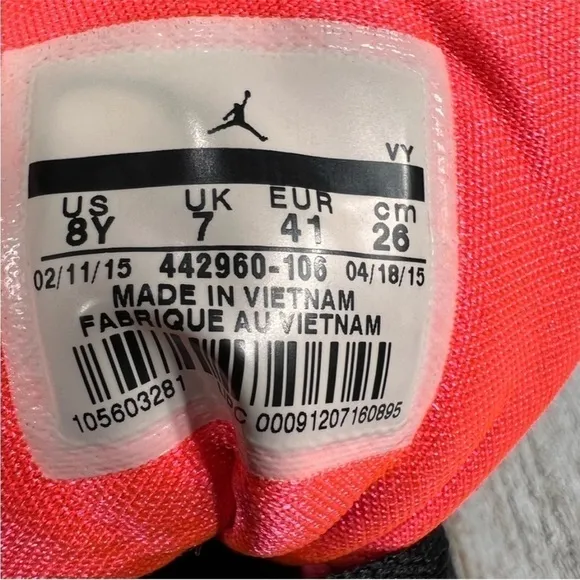 Nike Air Jordan 7 Retro GG &quot;Hot Lava&quot; Sneaker (Mens 8/8Y Women's 9.5)