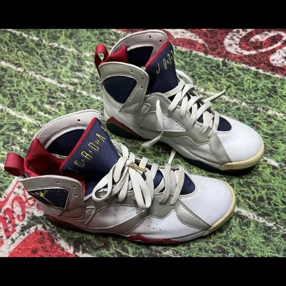 Nike Air Jordan 7 VII Retro Olympic Dream TEAM USA 2004 Sz 10.5 Shoes Sneakers