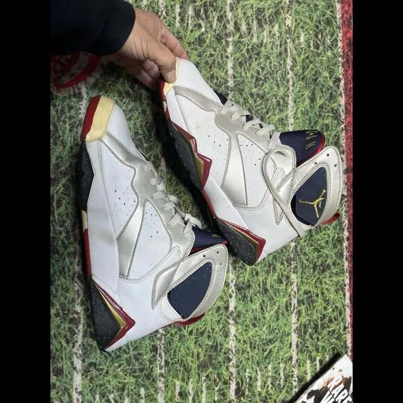 Nike Air Jordan 7 VII Retro Olympic Dream TEAM USA 2004 Sz 10.5 Shoes Sneakers