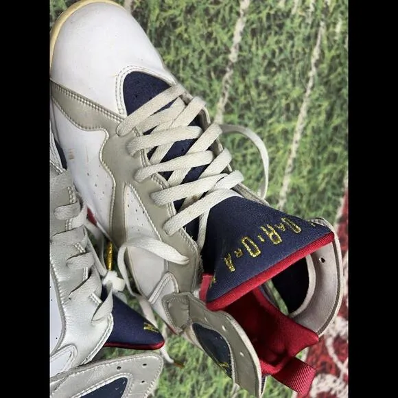 Nike Air Jordan 7 VII Retro Olympic Dream TEAM USA 2004 Sz 10.5 Shoes Sneakers