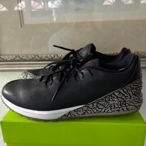 Nike Air Jordan ADG Golf Shoes, Men's 9.5 Black/Red/Cement, AR7995-001