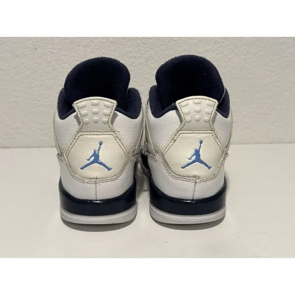 Nike Air Jordan IV 4 Retro LS PS LEGEND BLUE Shoes Youth Sz 12.5C 707430-107