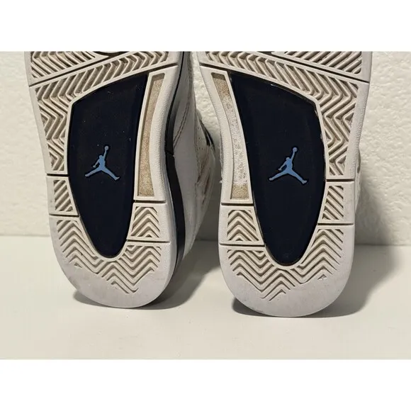 Nike Air Jordan IV 4 Retro LS PS LEGEND BLUE Shoes Youth Sz 12.5C 707430-107