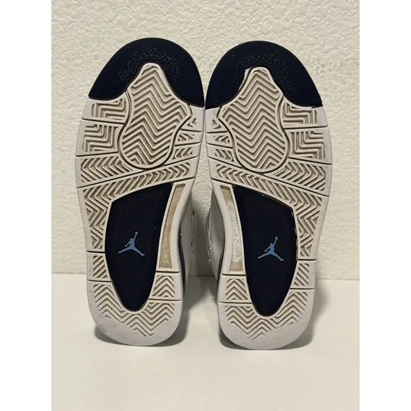 Nike Air Jordan IV 4 Retro LS PS LEGEND BLUE Shoes Youth Sz 12.5C 707430-107
