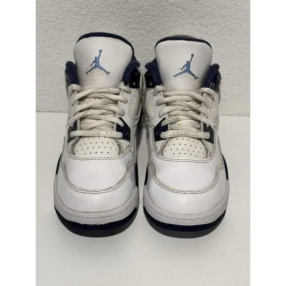 Nike Air Jordan IV 4 Retro LS PS LEGEND BLUE Shoes Youth Sz 12.5C 707430-107