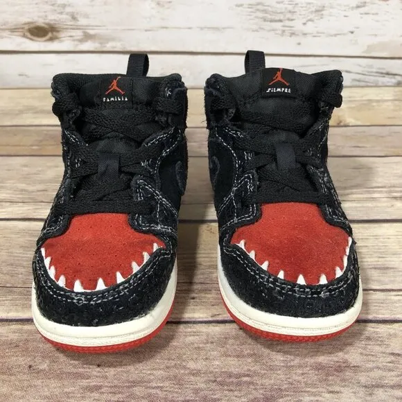 Nike Air Jordan Retro 1 Mid Siempre Familia Shoes Toddlers Size 8C DN5120-001