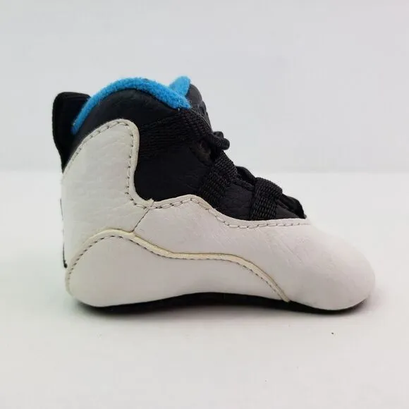 Nike Air Jordan Retro 10 X Crib Powder UNC Blue Baby Size 1C Infant Shoes