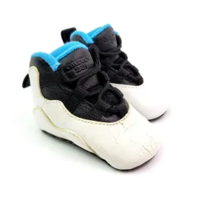 Nike Air Jordan Retro 10 X Crib Powder UNC Blue Baby Size 1C Infant Shoes