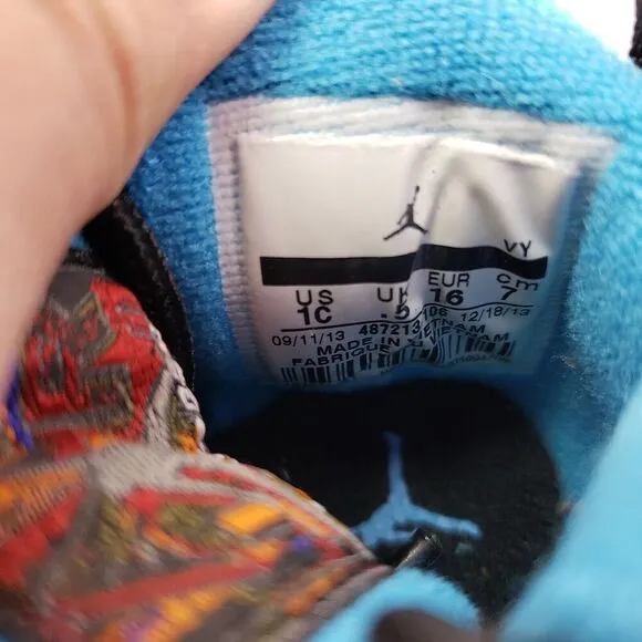 Nike Air Jordan Retro 10 X Crib Powder UNC Blue Baby Size 1C Infant Shoes
