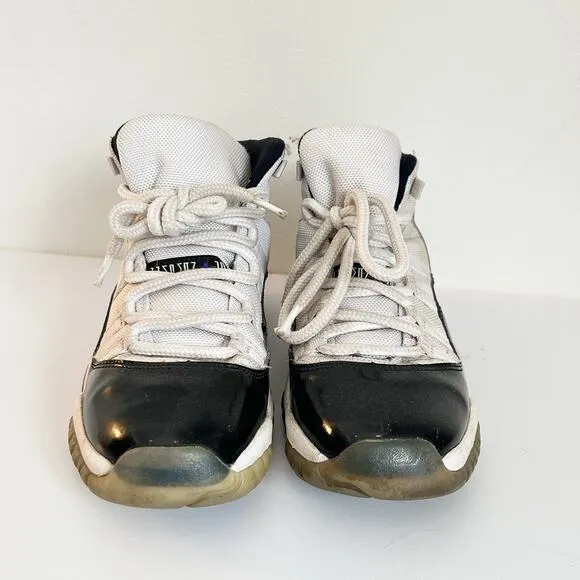 Nike Air Jordan Retro 11 Concord Youth Shoes Black White