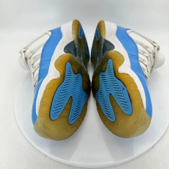 Nike Air Jordan Retro 11 Low UNC Youth Size 6.5Y 528896-106 Blue White Shoes