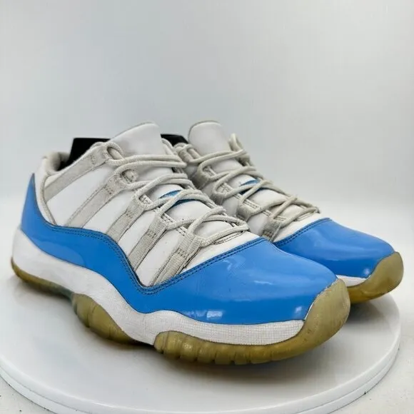 Nike Air Jordan Retro 11 Low UNC Youth Size 6.5Y 528896-106 Blue White Shoes
