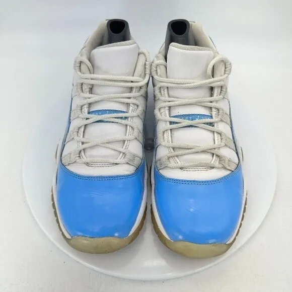 Nike Air Jordan Retro 11 Low UNC Youth Size 6.5Y 528896-106 Blue White Shoes