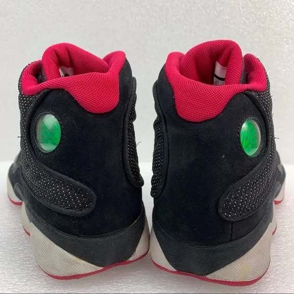 NIKE Air Jordan Retro 13 GG Black Pink Sneaker Shoes - Kids 6Y