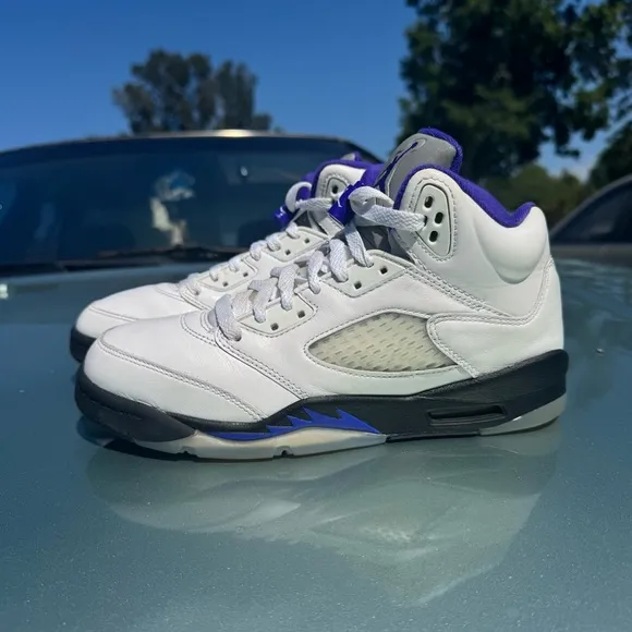 Nike Air Jordan Retro 5 Dark Concord 5s Size 7