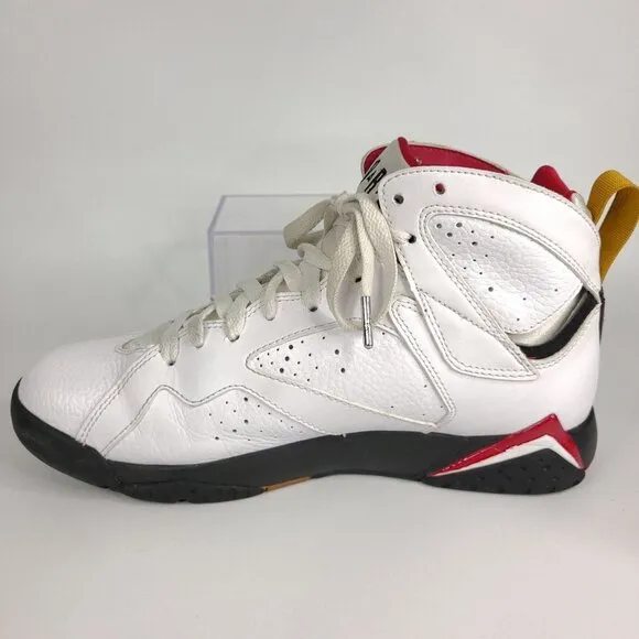Nike Air Jordan Retro 7 White Cardinal 2011 Basketball Shoes Men's Size  8.5