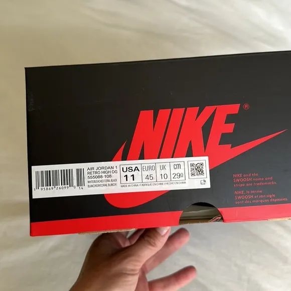 Nike Air Jordan Retro High OG Bleached Coral Shoes