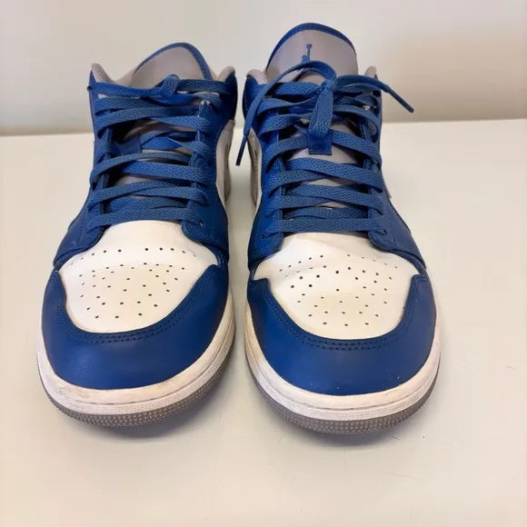 Nike Air Jordan Retro Low 1 Blue White Shoes Men’s Size 13 US