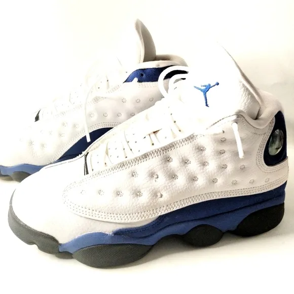 Nike Air Jordan Retro XIII 13  Hyper Royal Blue White Black 884129-117 Size 5Y
