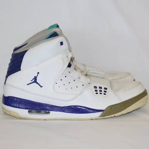 Nike Air Jordan SC 1 White Grape Jumpman Sneakers Basketball Shoes Men's 13