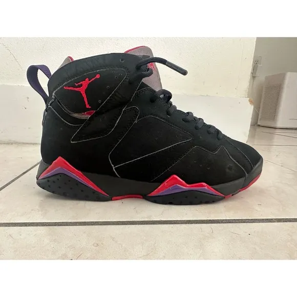 NIKE AIR JORDAN VII 7 RETRO 2011‎ RAPTOR MENS SHOES -  MENS SZ 7.5 read descript