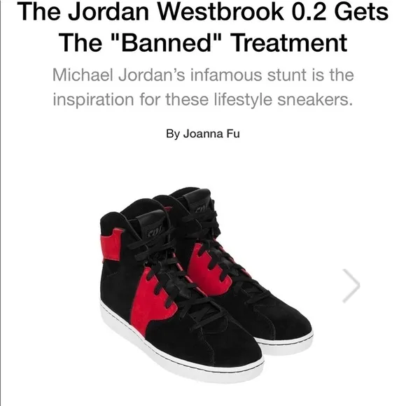 Nike Air Jordan Westbrook 0.2 Banned Men’s Sneakers Shoes 11 High Tops Athletic