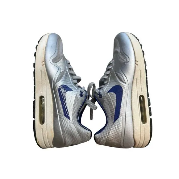 Nike Air Max 1 Hyperfused QS Track Royal 2013 Running Shoes 633087-004 Men Sz 11
