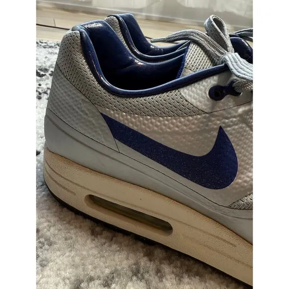 Nike Air Max 1 Hyperfused QS Track Royal 2013 Running Shoes 633087-004 Men Sz 11