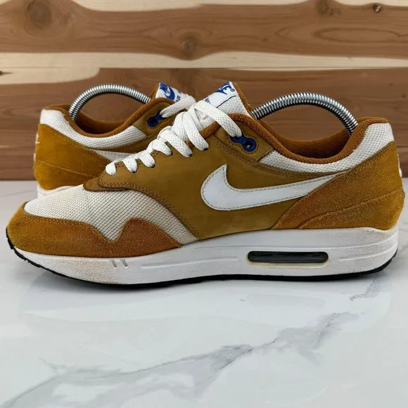 Nike Air Max 1 Premium Retro Curry Sneakers Men's Size 10.5