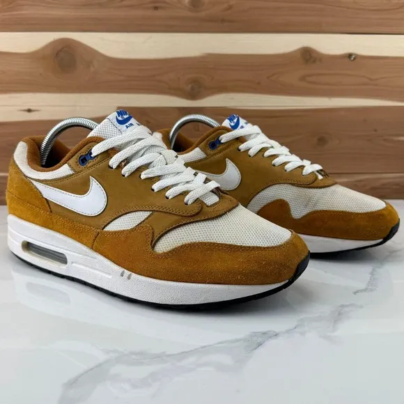 Nike Air Max 1 Premium Retro Curry Sneakers Men's Size 10.5