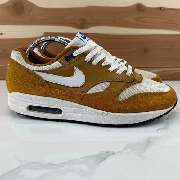 Nike Air Max 1 Premium Retro Curry Sneakers Men's Size 10.5