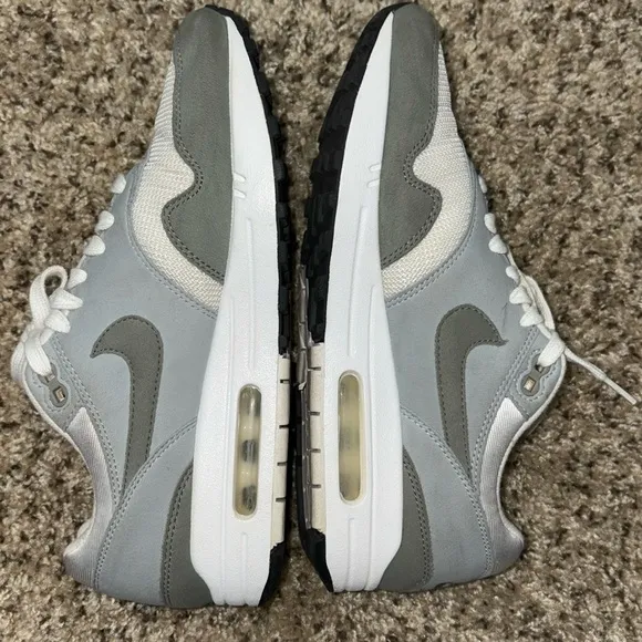 Nike air max 1 women’s sneakers 8 pure platinum smoke grey 001