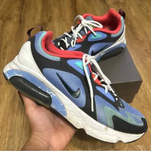 NIKE Air Max 200 'Royal Pulse' lace up shoes sneakers men’s 8.5