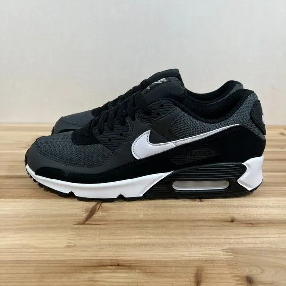 Nike Air Max 90 classic sneakers shoes Men 10.5 Iron Grey Dark Smoke Black White