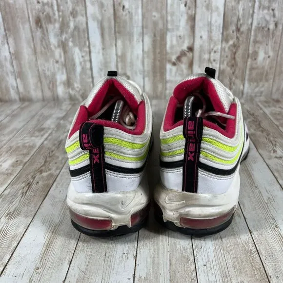 Nike Air Max 97 Volt Rush Pink White‎ Athletic Running Men's Size 12 ci9871 100