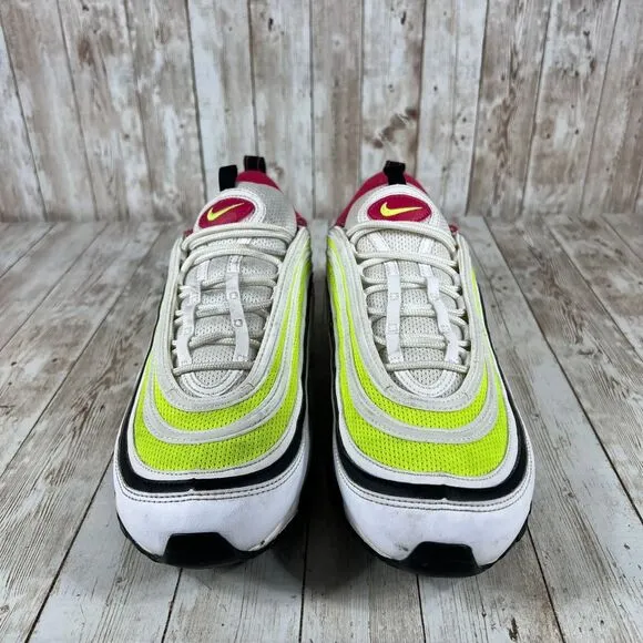 Nike Air Max 97 Volt Rush Pink White‎ Athletic Running Men's Size 12 ci9871 100