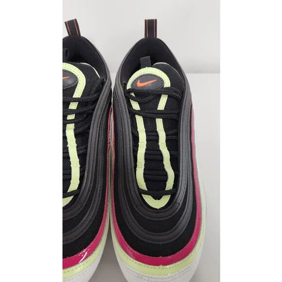 Nike Air Max 97 Worldtour Black/White/Lime/Fireberry Mens Shoes, Size9 DD953-100