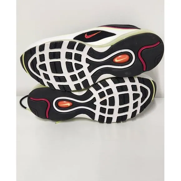 Nike Air Max 97 Worldtour Black/White/Lime/Fireberry Mens Shoes, Size9 DD953-100