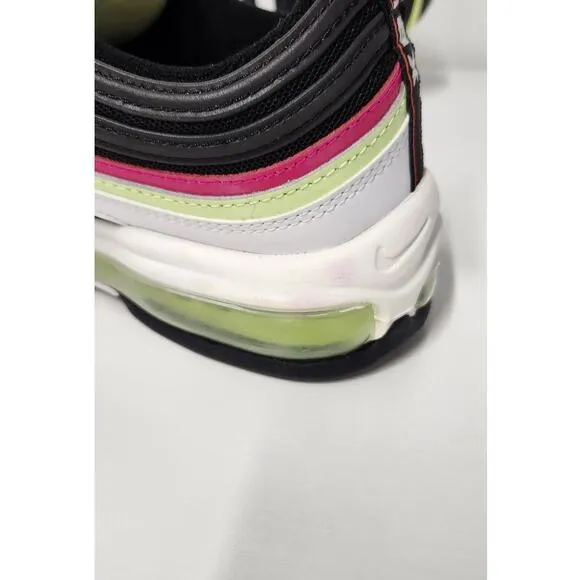 Nike Air Max 97 Worldtour Black/White/Lime/Fireberry Mens Shoes, Size9 DD953-100