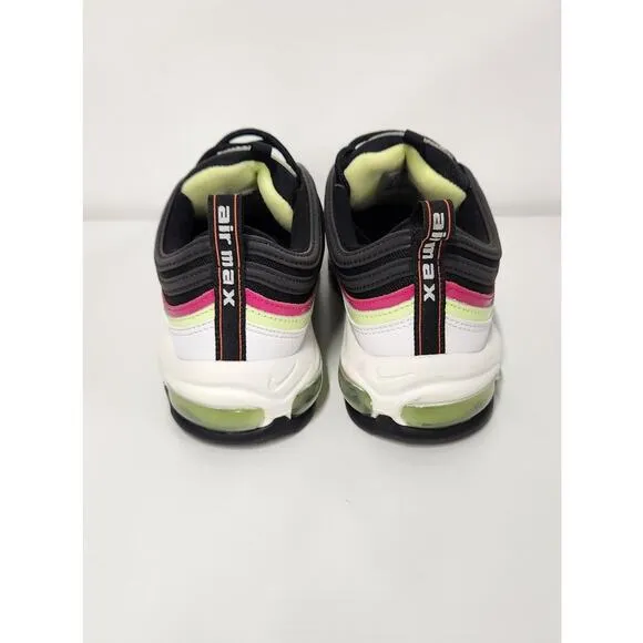 Nike Air Max 97 Worldtour Black/White/Lime/Fireberry Mens Shoes, Size9 DD953-100