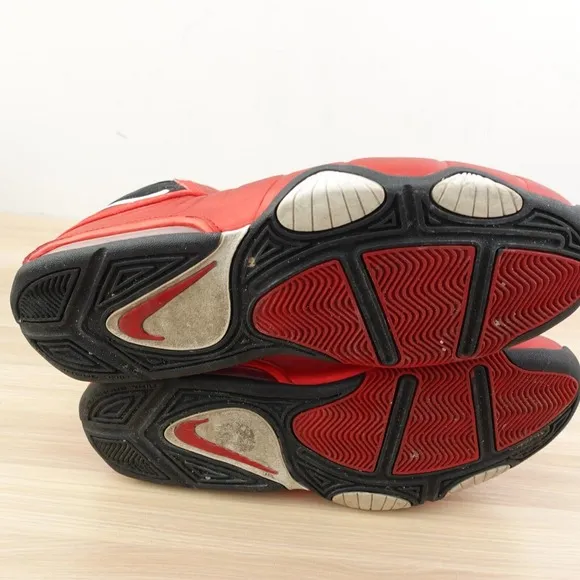 Nike Air Max Basketball Shoes Mens 11.5 Swoosh Wavy University Red Retro