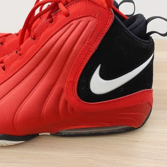 Nike Air Max Basketball Shoes Mens 11.5 Swoosh Wavy University Red Retro