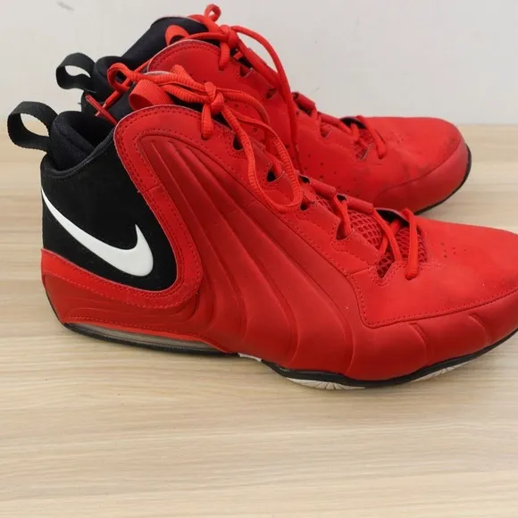 Nike Air Max Basketball Shoes Mens 11.5 Swoosh Wavy University Red Retro