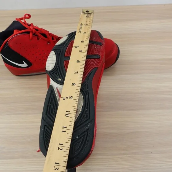 Nike Air Max Basketball Shoes Mens 11.5 Swoosh Wavy University Red Retro