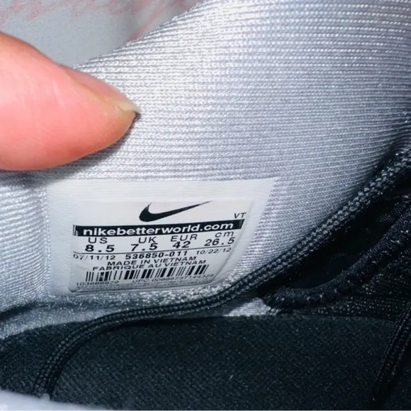 Nike Air Max Flyposite sneakers silver and black