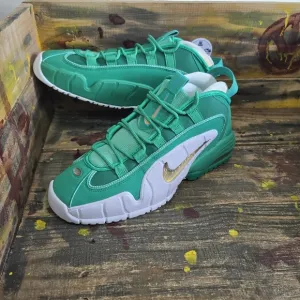 Nike Air Max Penny 1 Size 11 Retro Green White Basketball Shoes FQ8827-324